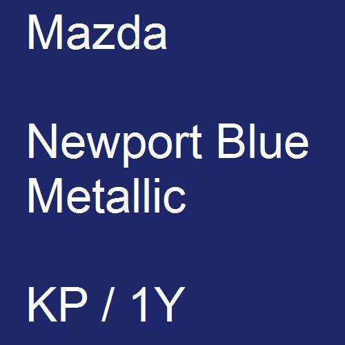 Mazda, Newport Blue Metallic, KP / 1Y.